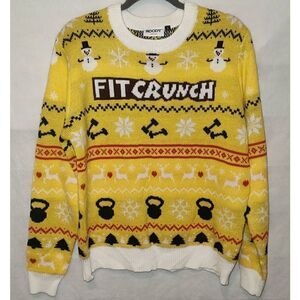 Chef Robert Irvine's FIT CRUNCH ROODY Ugly Christmas Sweater Unisex Size small.